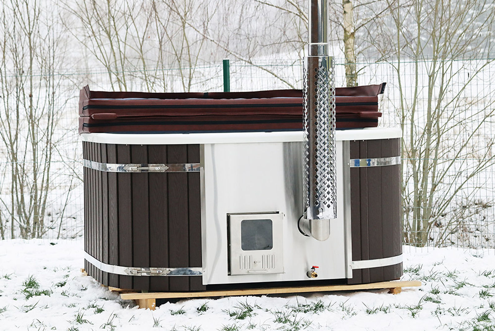 bain scandinave, hot tub, baignoire nordique bois, jacuzzi nordique